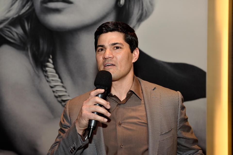 BOSTON, MA - APRIL 09:  Stroke survivor Tedy Bruschi speaks at the David Yurman In-Store event to celebrate the launch of the Albion Collection to benefit the American Stroke Association on April 9, 2015 in Boston, Massachusetts.  (Photo by Paul Marotta/Getty Images for David Yurman)