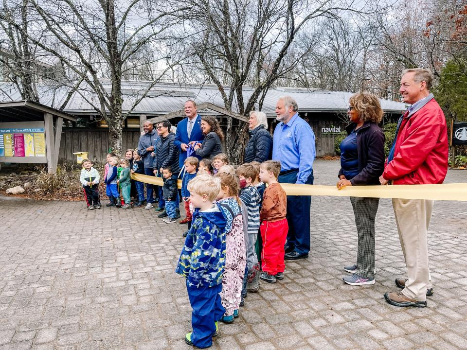 Knox County Public Library Storybook Trail Ijams' Universal Trail at the Visitor Center officially opened to the public on Nov. 30, 2022.