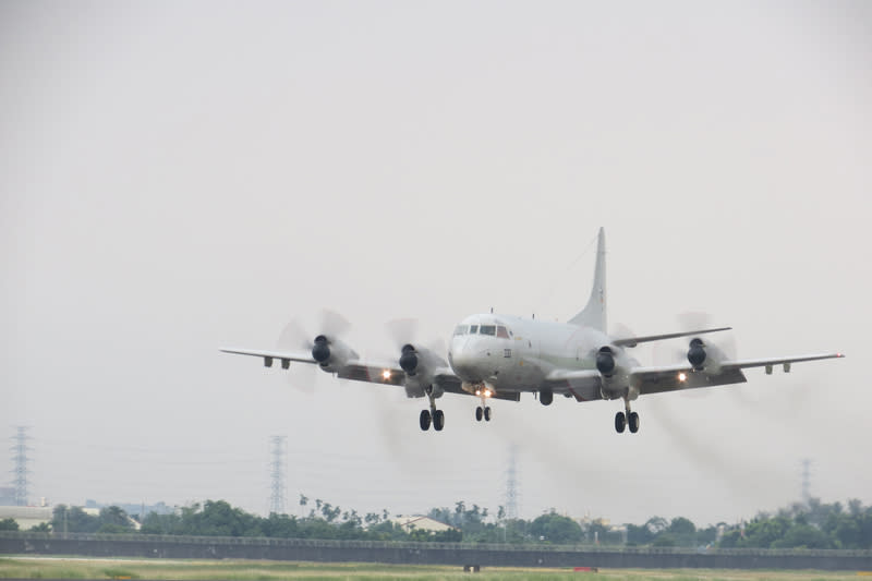 空軍P-3C反潛機將進行「空層空域」實兵操演。（中央社資料照）