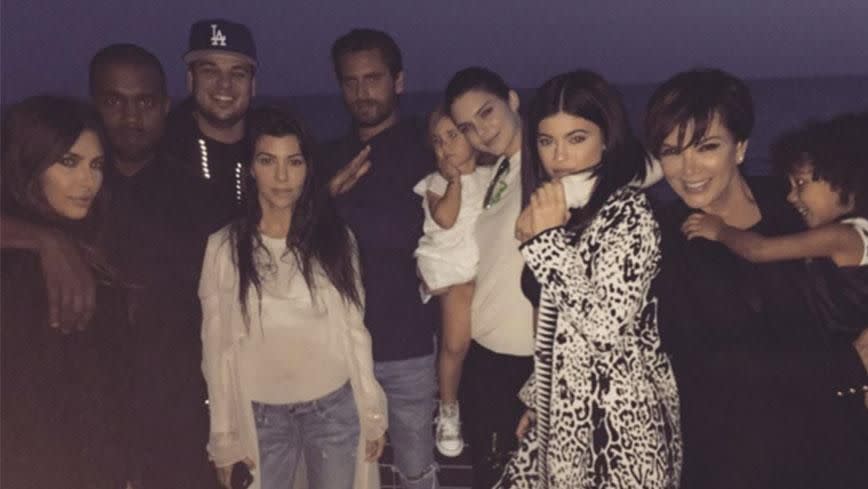 Rob Kardashian has reunited with his family for his birthday. Photo: Instagram