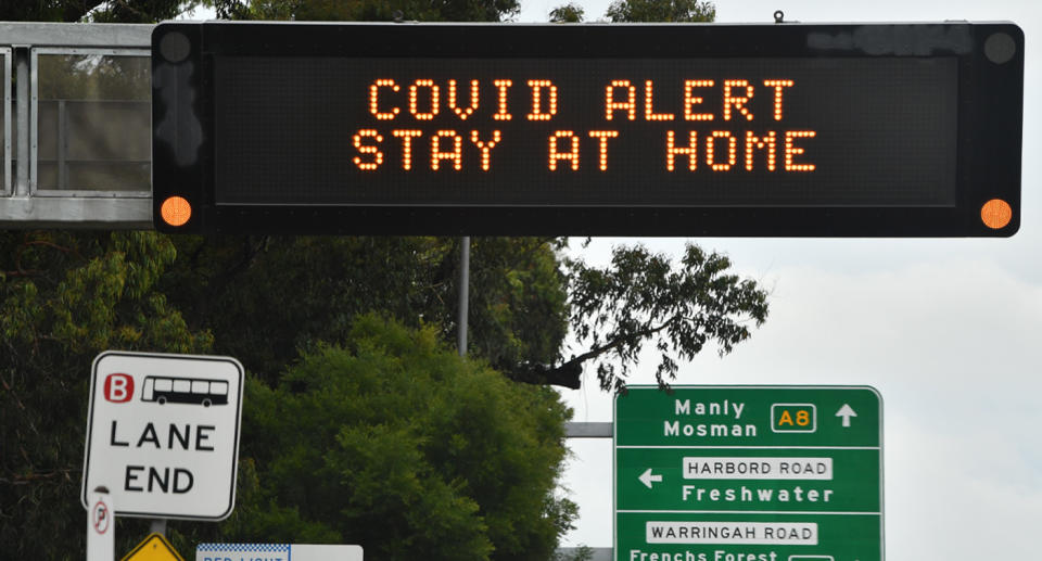 Residents across Sydney's Northern Beaches are required to stay home over Christmas. Source: AAP