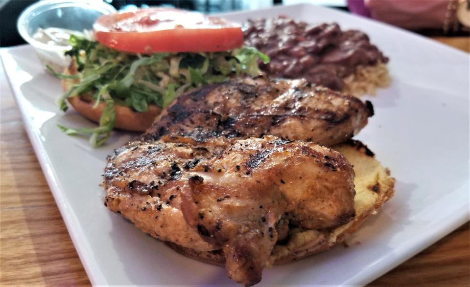 Grilled chicken sandwich at St. Armands Oyster Bar photographed July 30, 2022.