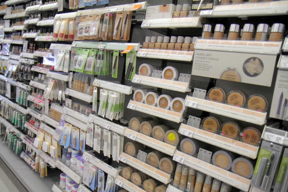 <h1 class="title">Cosmetics for sale in Walgreens.</h1><cite class="credit">Jeff Greenberg / Getty Images</cite>