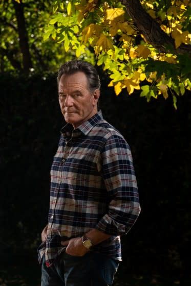Actor Bryan Cranston, from the upcoming television show "Your Honor," poses for a portrait at his home in Sherman Oaks, CA.