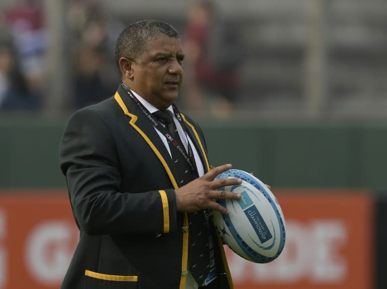 South Africa head coach Allister Coetzee, seen in August 2016, was preceeded by current England coach Eddie Jones