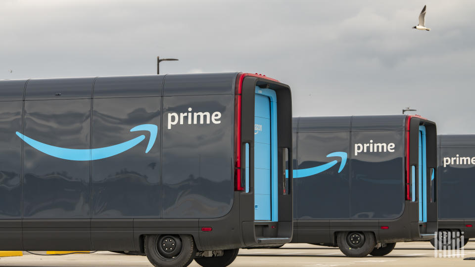 E-commerce giant Amazon's first-quarter shipping costs were $21.8 billion, a 10% increase compared to the same quarter in 2023. (Photo: Jim Allen/FreightWaves)