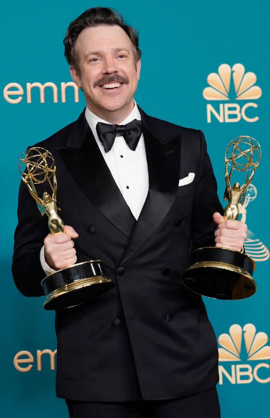Jason Sudeikis con dos premios Emmy en la edición de 2022