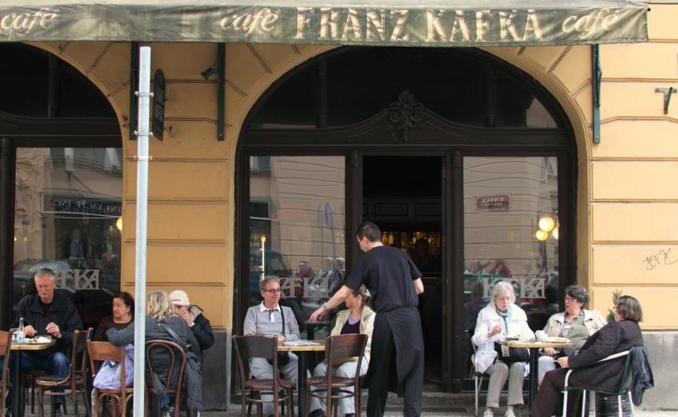 Cafe Franz Kafka, Prague. Picture: John Borthwick