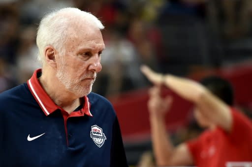 Gregg Popovich led a United States team missing a host of top players at the Basketball World Cup