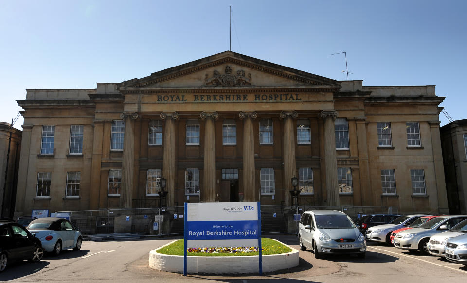 General view of the Royal Berkshire Hospital in Reading