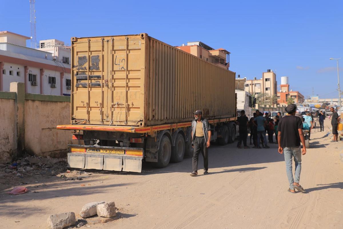 Palestinians demand details after 88 unidentified bodies arrive on Israeli truck in Gaza