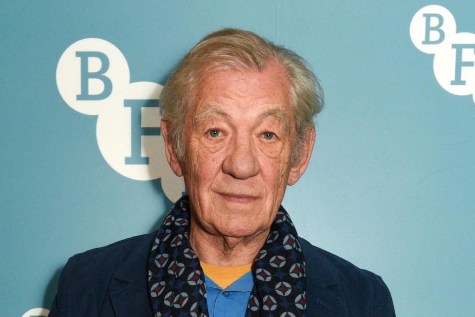 Sir Ian McKellen plays John Falstaff in Robert Icke’s adaptation of Shakespeare’s ‘Henry IV’ (Getty Images)