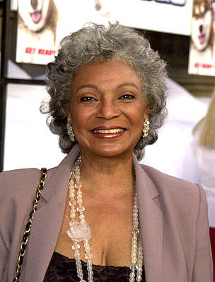 Nichelle Nichols at the Hollywood premiere of Snow Dogs