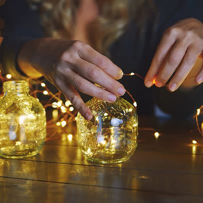 These delicate string lights will set you back less than a takeaway coffee