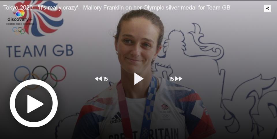 TOKYO 2020 - 'IT'S REALLY CRAZY' - MALLORY FRANKLIN ON HER OLYMPIC SILVER MEDAL FOR TEAM GB