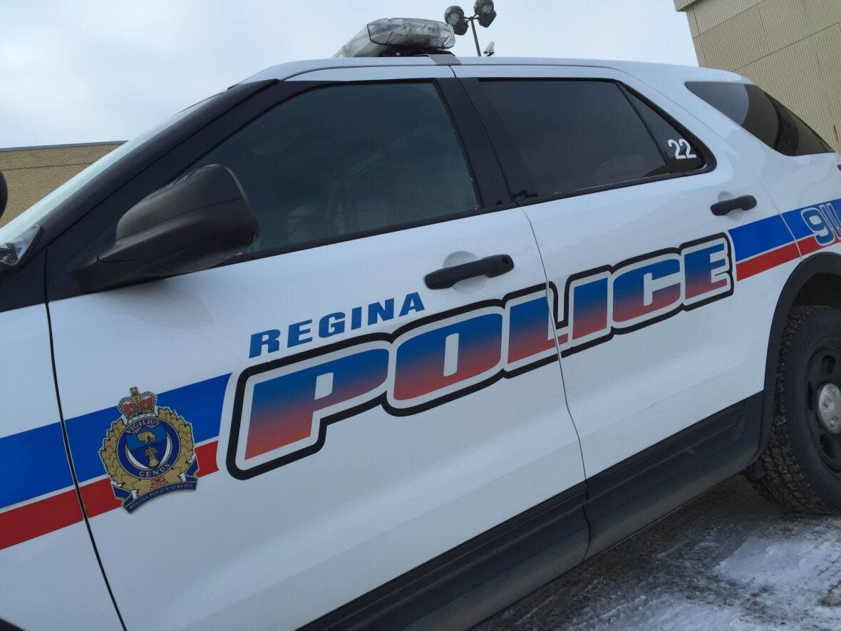 Regina police say they are investigating after they found a man dead in the 1200 block of Rae Street on Wednesday morning.  (Tyler Pidlubny/CBC - image credit)