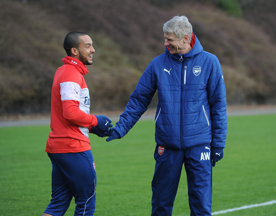 Walcott spent 12 years at Arsenal and faces them but this weekend will be looking to gun them down.