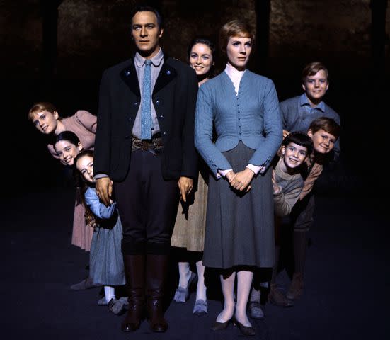 <p>Bettmann/Getty</p> Christopher Plummer and Julie Andrews led the cast of 'The Sound of Music.'