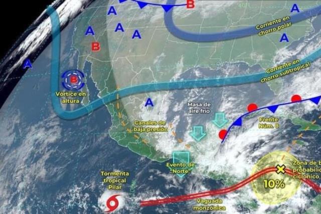 Frente frío 8 en México: ¿Qué es una masa de aire polar y cómo