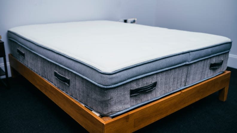 The all-natural Awara mattress has great edge support and a firm-but-comfortable sleep surface.