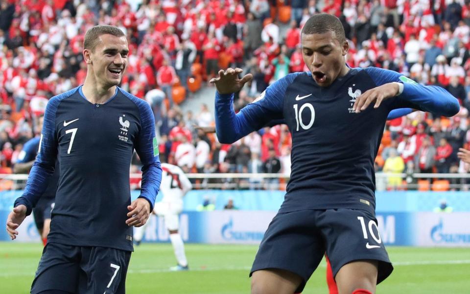 Kylian Mbappe ensured France are through Group C with a game to spare - AP