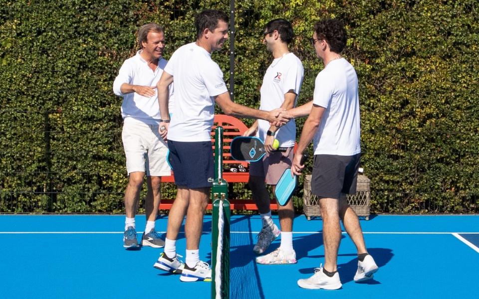 Tim Henman and Simon Briggs