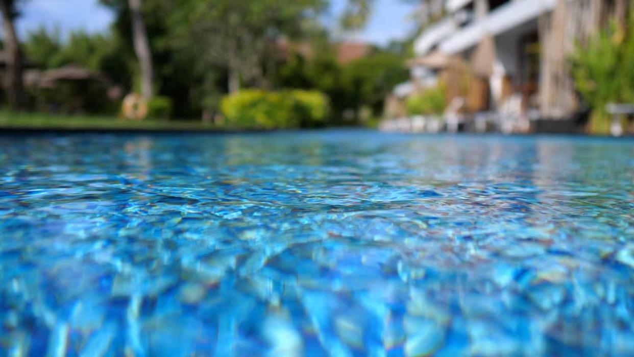 Close up of clear water