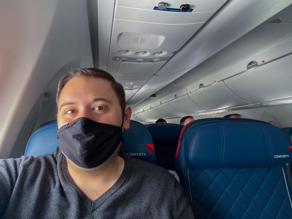 Flying Delta Air Lines during pandemic