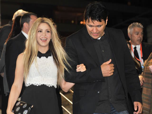 <p>Europa Press/Europa Press/Getty</p> Shakira and her brother Tonino Mebarak at the 'Zootropolis' premiere in February 2016 in Barcelona, Spain.