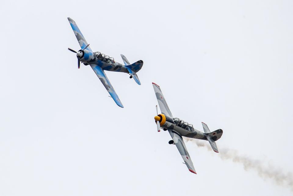 Scenes from Thunder Over Louisville air show practice on Friday, April 19, 2024