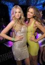 LAS VEGAS, NV - FEBRUARY 17: Sports Illustrated swimsuit models Kate Upton and Irina Shayk attend Club SI Swimsuit hosted by Vanity at Vanity Nightclub at The Hard Rock Hotel and Casino on February 17, 2011 in Las Vegas, Nevada. (Photo by Michael Loccisano/Getty Images for Sports Illustrated)