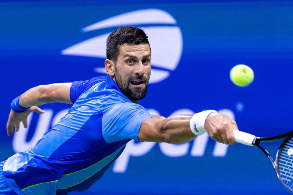 Novak Djokovic is back in action on Wednesday  (AFP via Getty Images)