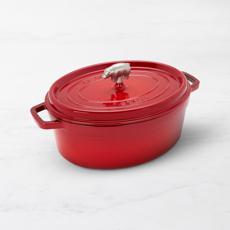 <p><a href="https://go.redirectingat.com?id=74968X1596630&url=https%3A%2F%2Fwww.williams-sonoma.com%2Fproducts%2Fstaub-oval-cocotte_5&sref=https%3A%2F%2Fwww.elledecor.com%2Fshopping%2Fg41405773%2Fluxury-gifts-for-him-men%2F" rel="nofollow noopener" target="_blank" data-ylk="slk:Shop Now;elm:context_link;itc:0;sec:content-canvas" class="link ">Shop Now</a></p><p>Cast-Iron Dutch Oven</p><p>williams-sonoma.com</p><p>$400.00</p><span class="copyright">Williams Sonoma</span>