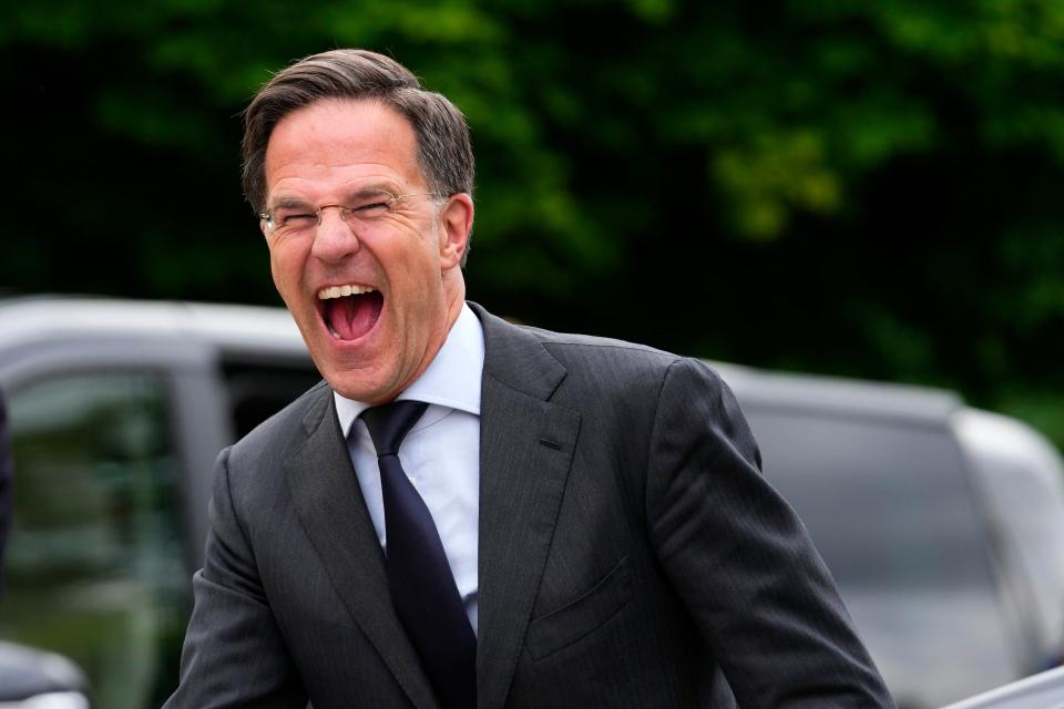 Dutch prime minister Mark Rutte has been appointed as the next Nato chief (AP)