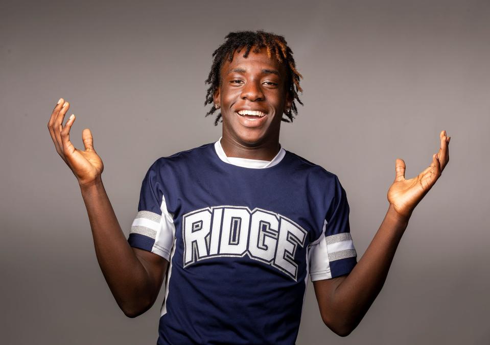 Elijah Cesaire, Ridge Community, cheerleading all-county team