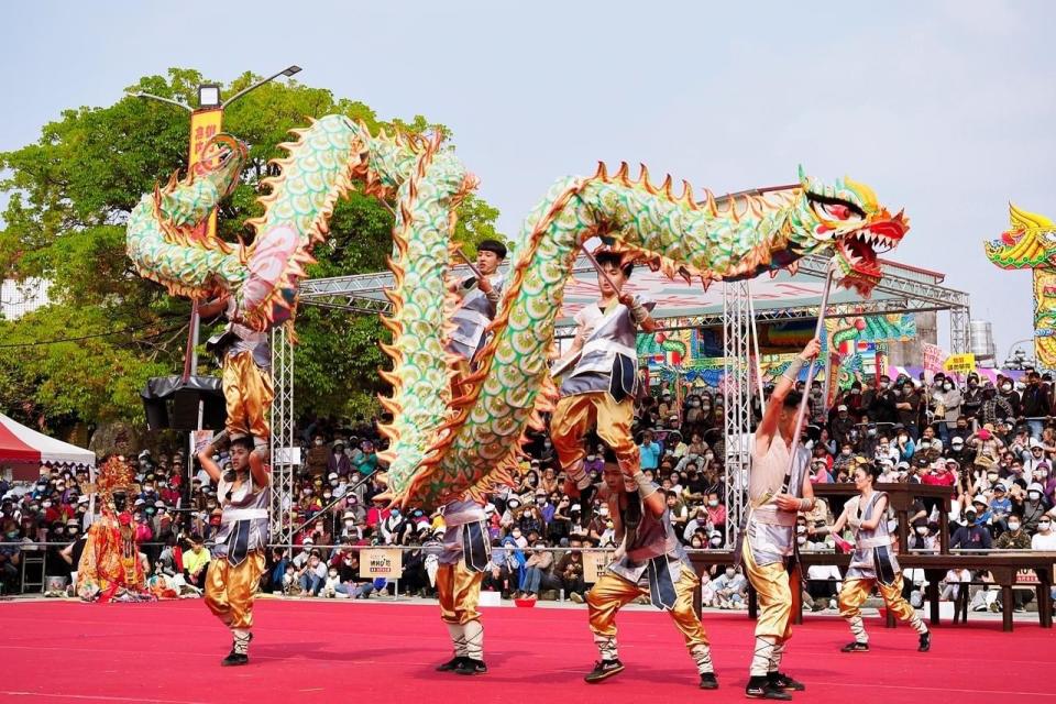 臺南大學一出場就獲得滿堂采。   圖：高雄市觀光局/提供