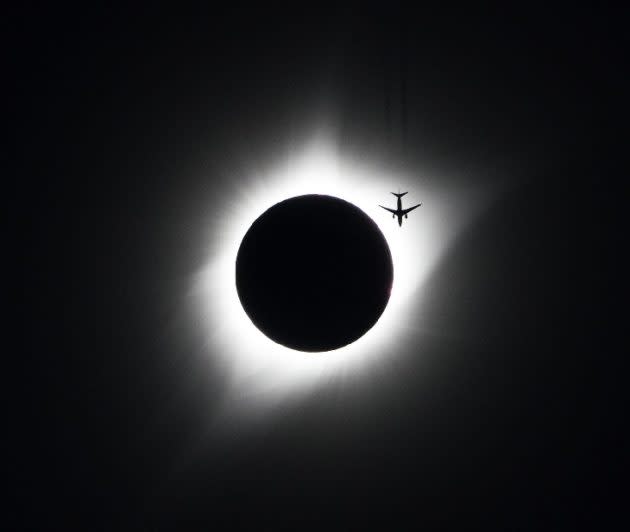 Eclipse plane picture