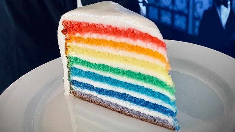 rainbow doberge cake