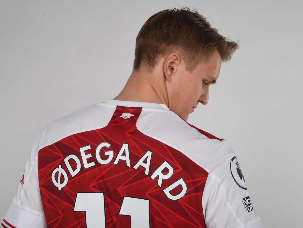 Arsenal unveil new loan signing Martin Odegaard (Getty)