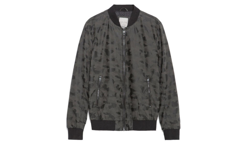 Zara Camouflage Bomber Jacket