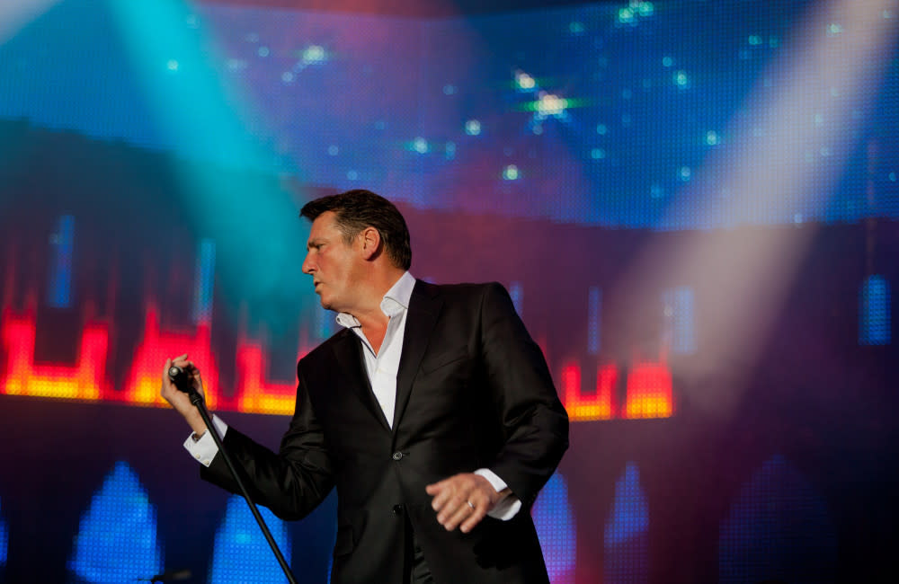 Tony Hadley used to get cookies thrown at him on stage credit:Bang Showbiz