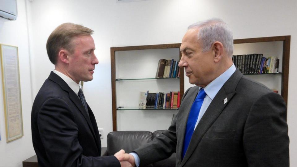 PHOTO: Jake Sullivan meets with Israeli Prime Minister Benjamin Netayahu in Israel, Dec. 14, 2023. (Office of the Prime Minister of Israel via X)