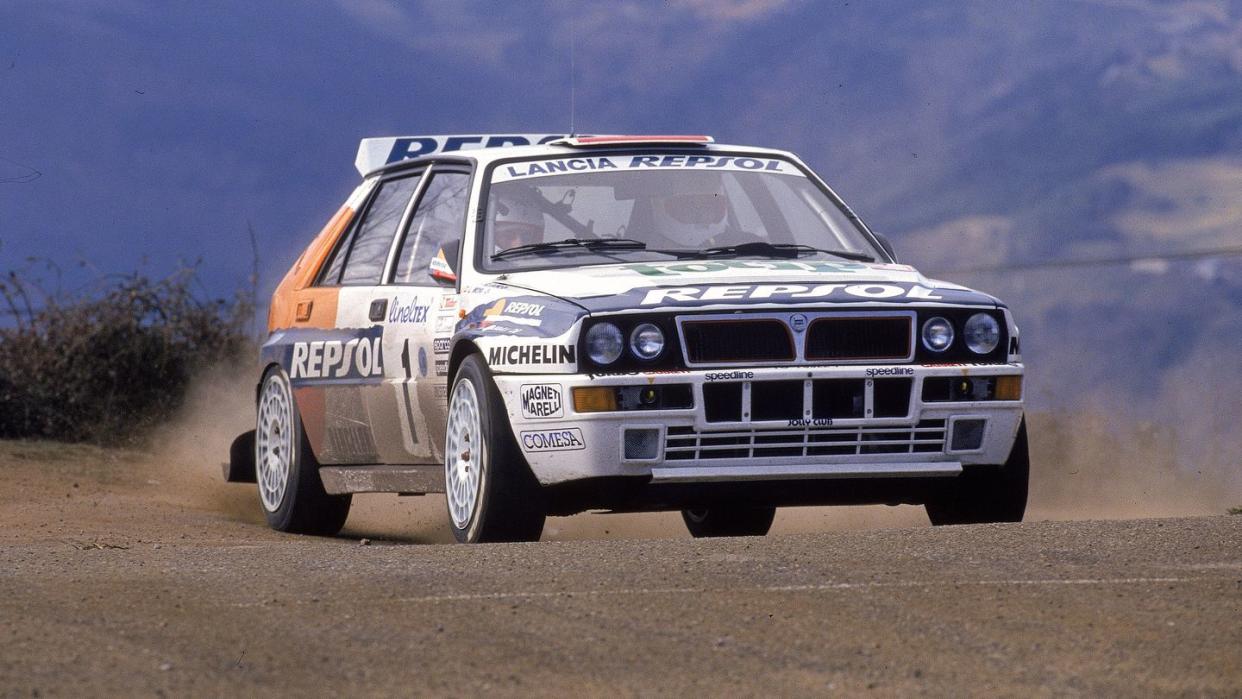 1993 carlos sainz of spain in action in his lancia during the monte carlo rally in monte carlo \ mandatory credit pascal rondeau allsport