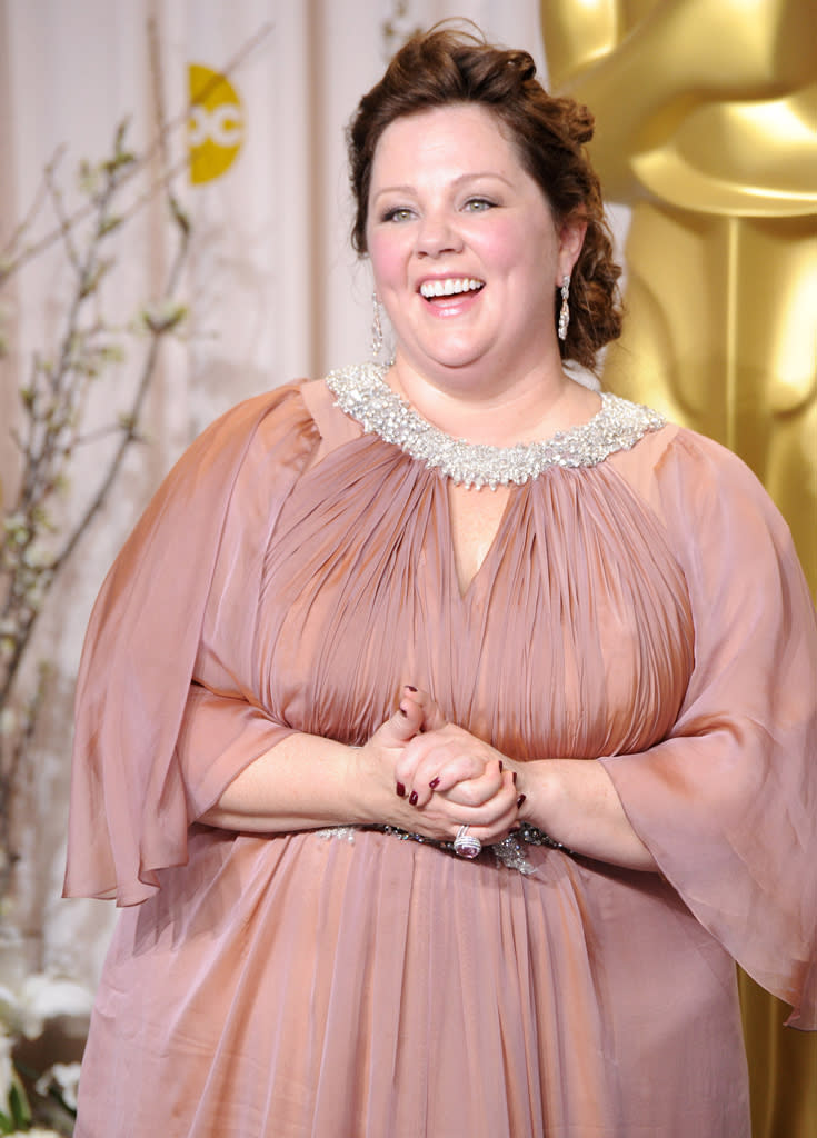 Melissa McCarthy<br><br> It was truly a win for Melissa McCarthy to be nominated for best-supporting actress for the comedy "Bridesmaids" -- and she already has her own TV show, "Mike & Molly." On the feature front, she has two movies in the pipeline: a supporting role in the Judd Apatow "Knocked Up" sequel "This Is 40," and a lead in the Seth Gordon comedy "Identity Theft" opposite Jason Bateman.