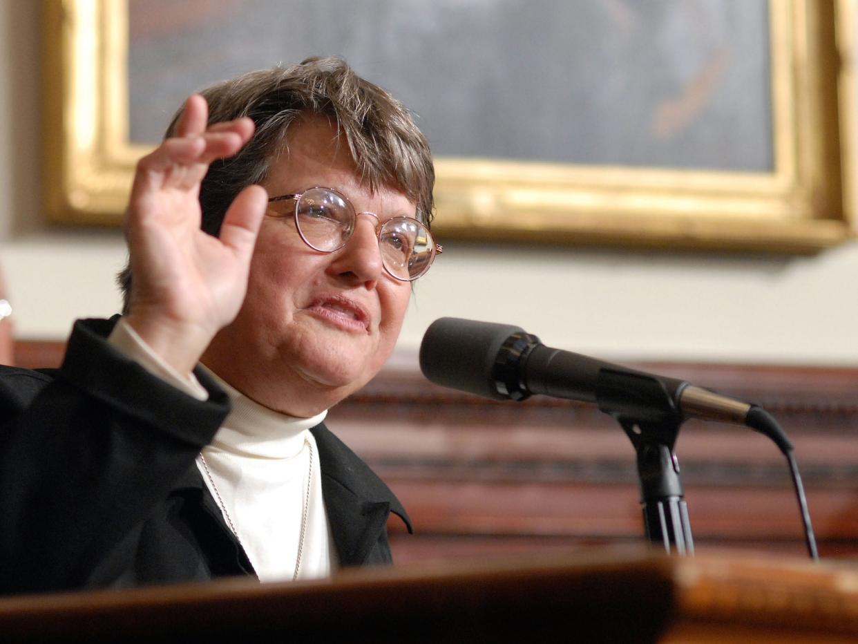 <p>Death penalty abolition activist Sister Helen Prejean</p>