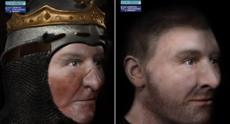 Scientists have recreated the face of Robert the Bruce