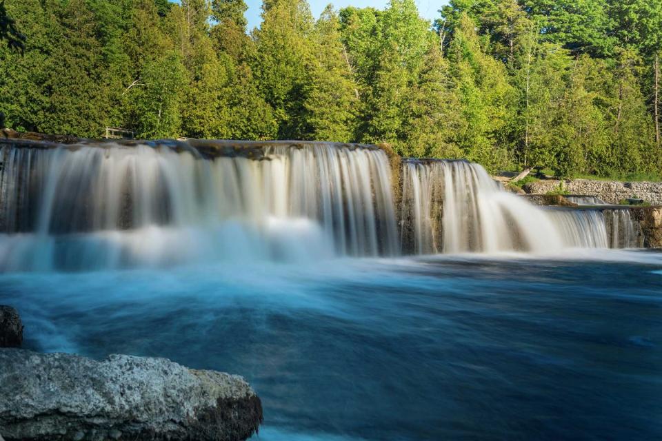 Sauble Falls in South Bruce Peninsula, Ontario, Canada