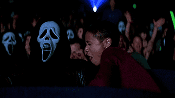 maureen and ghostface in scream 2