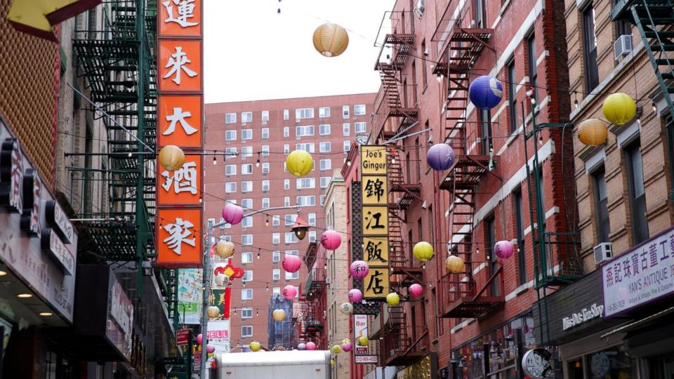 PHOTO: A street view shows Chinatown in New York City. (ABC News)