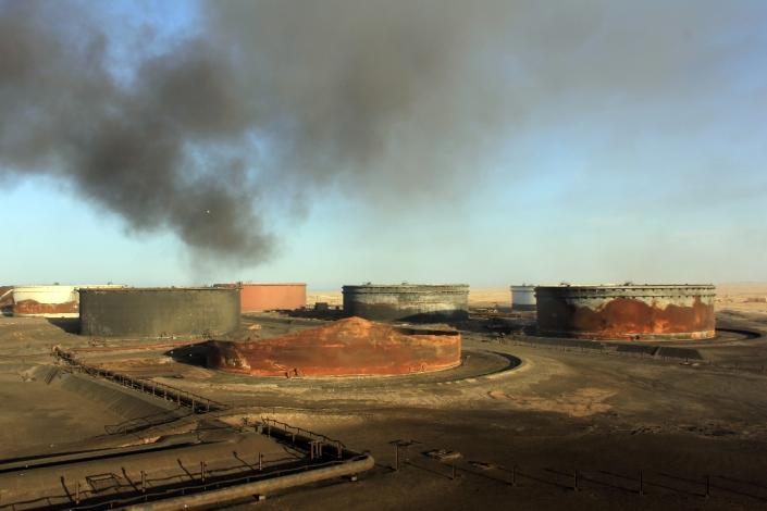 The Al-Sidra oil terminal is situated near Ras Lanuf, along Libya's northern coast (AFP Photo/)